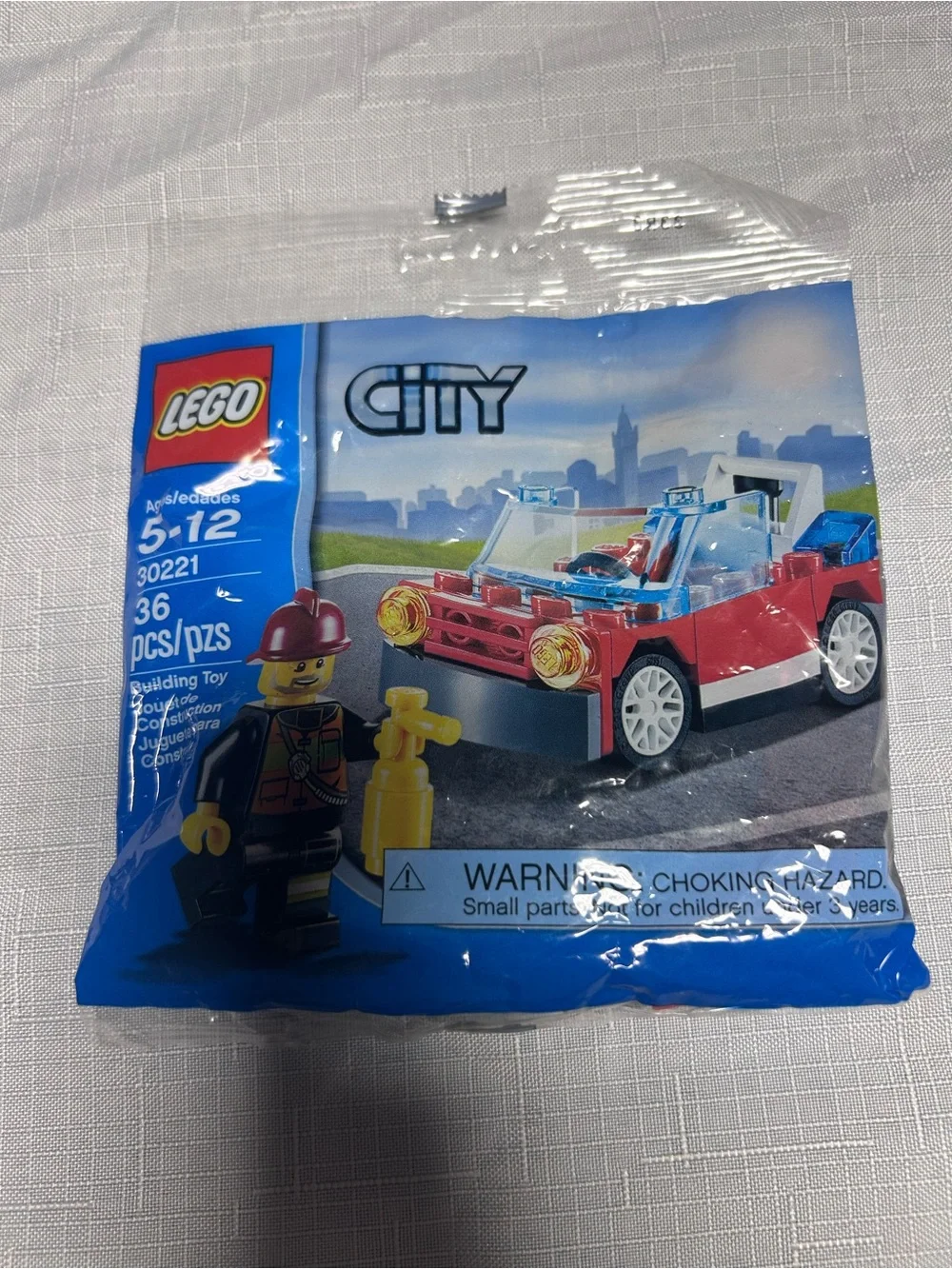 LEGO City Fire Car polybag set 30221, Fireman Retired 2013